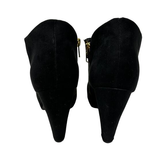 Mossimo Vonnie Ankle Bootie Women's Size 9 Black Boot Faux Suede Round Toe - Picture 5 of 7